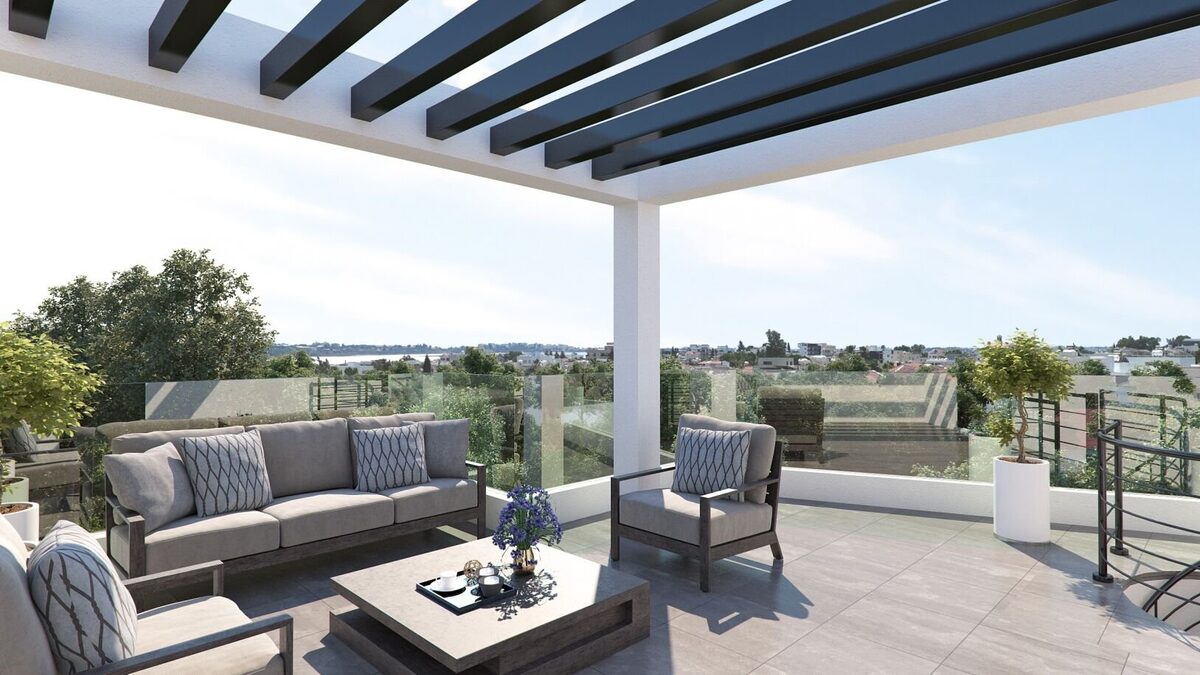 Penthouse with 2 bedrooms, 85.00m² in aradippou, Cyprus [ID: 0602-2596]