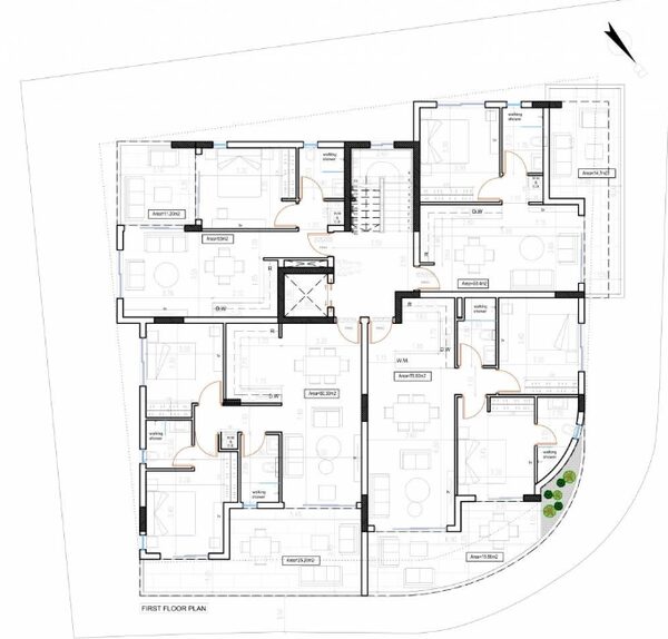 Пентхаус в aradippou, Кіпр, 89.00м² - зображення 5