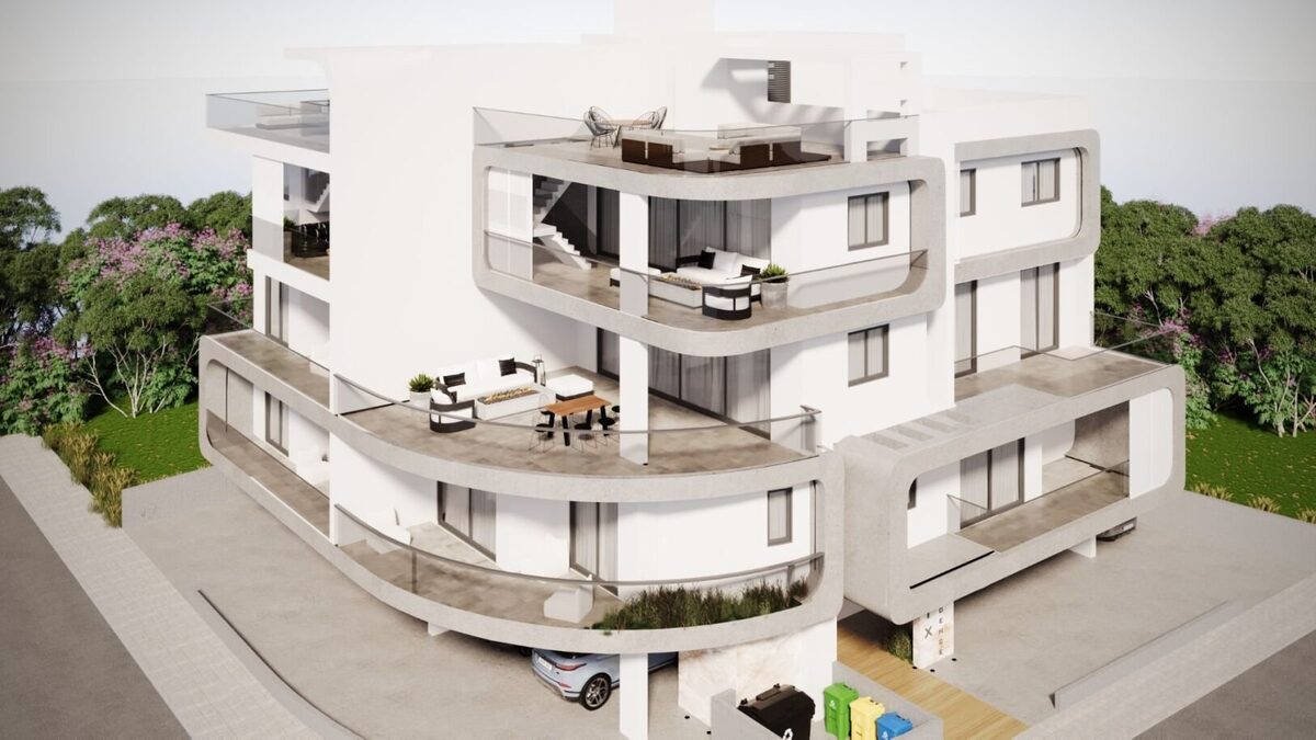 Penthouse with 2 bedrooms, 89.00m² in aradippou, Cyprus [ID: 0602-2746]