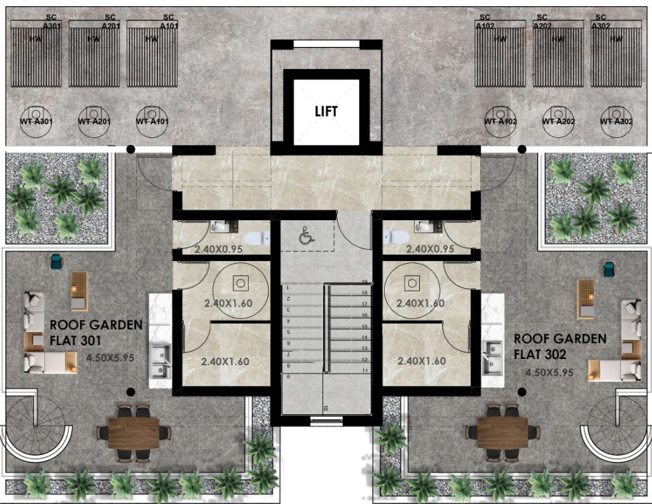 Penthouse z 2 sypialniami, 78.00m² w livadia, Cypr [ID: 0602-3057]