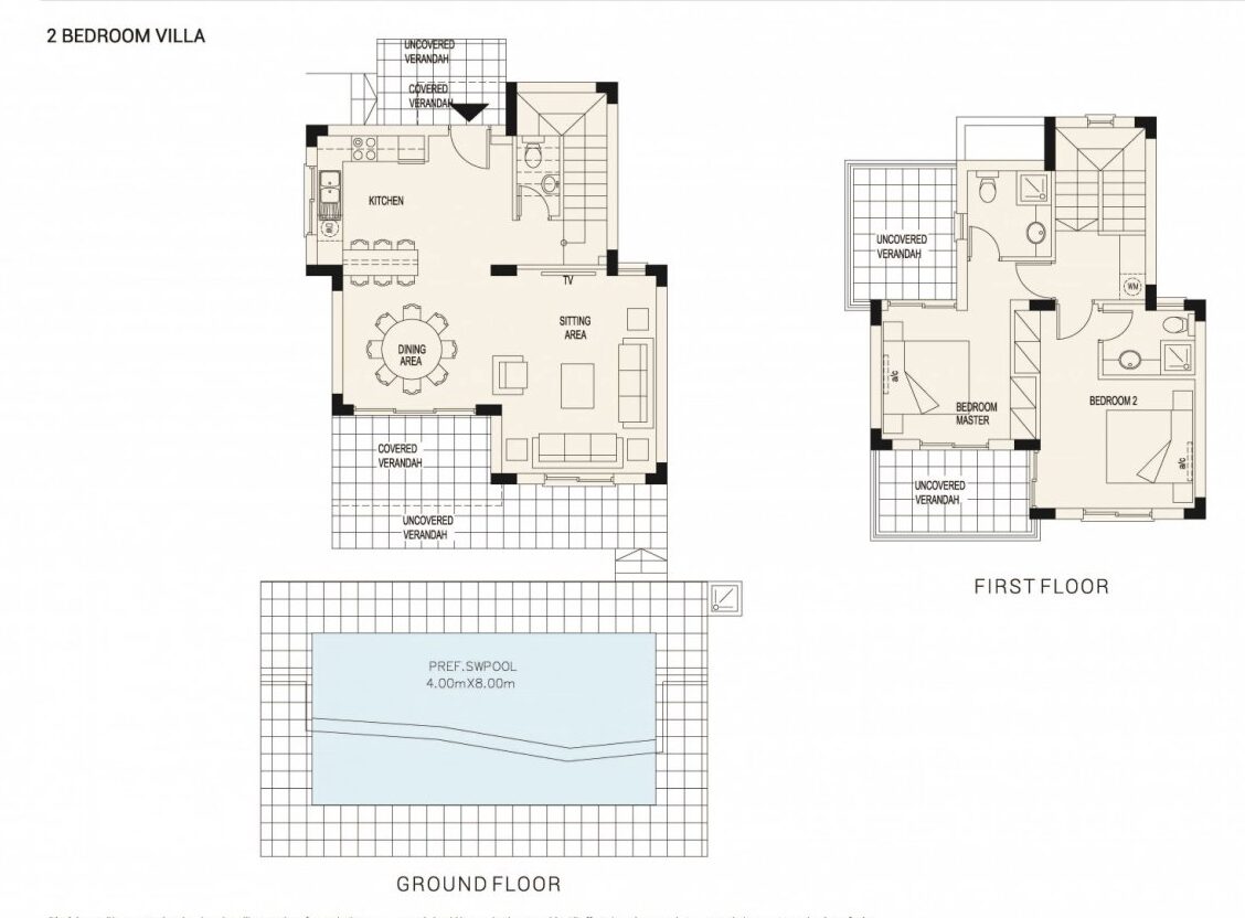 houses з 2 спальнями, 112.00м² в kouklia, Кіпр [ID: 0602-3106]