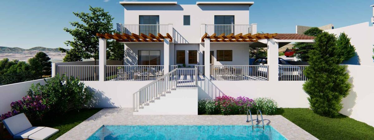 houses z 3 sypialniami w neo-chorio, Cypr [ID: 0602-3192]