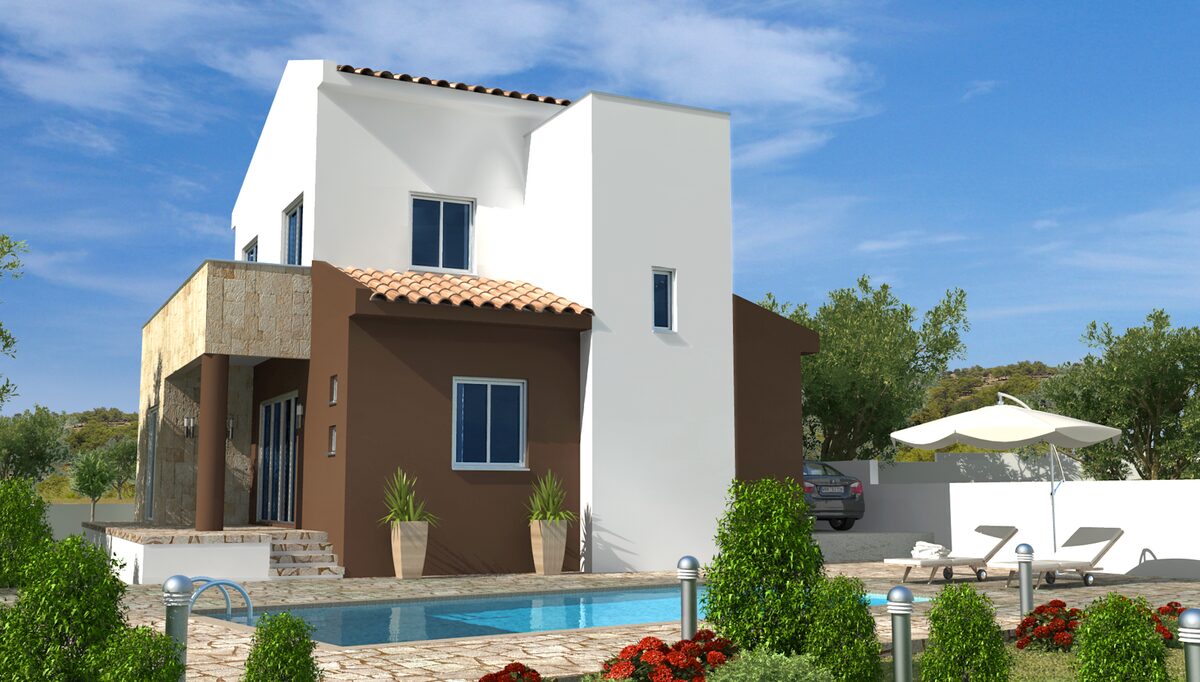 Вилла с 3 спальнями, 126.00м² в pissouri, Кипр [ID: 0602-3465]
