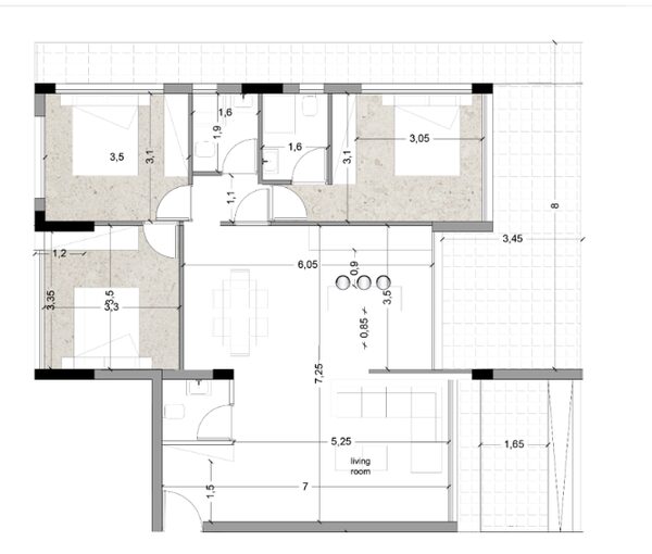 Пентхаус в apostolos-andreas, Кіпр, 100.00м² - зображення 10