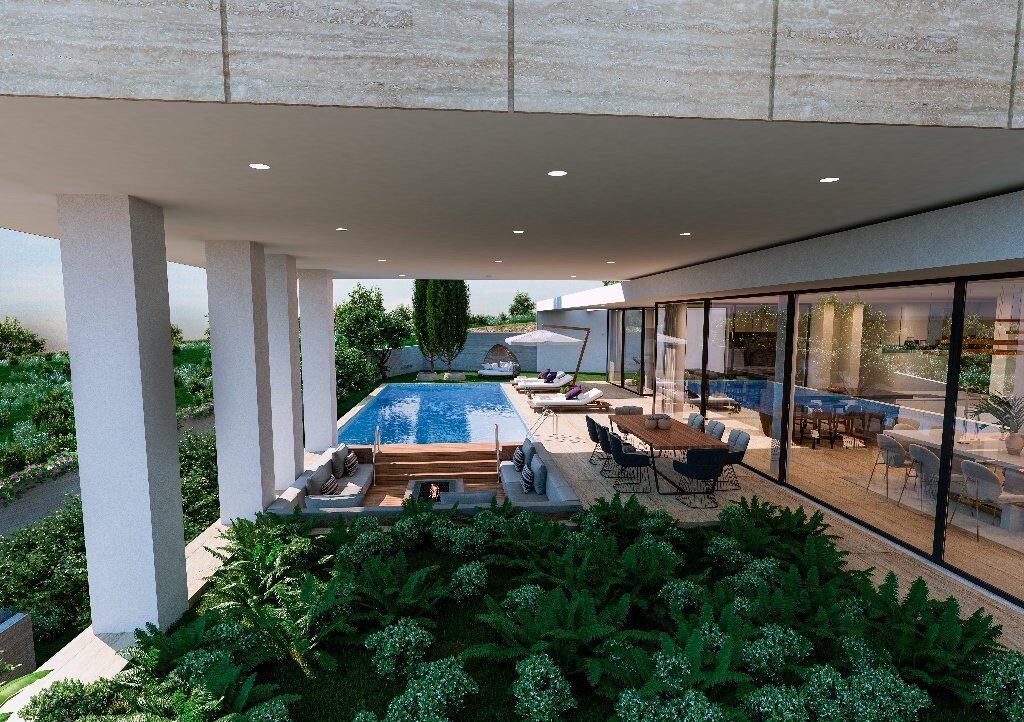 houses z 4 sypialniami, 550.00m² w agios-tychon, Cypr [ID: 0602-3860]