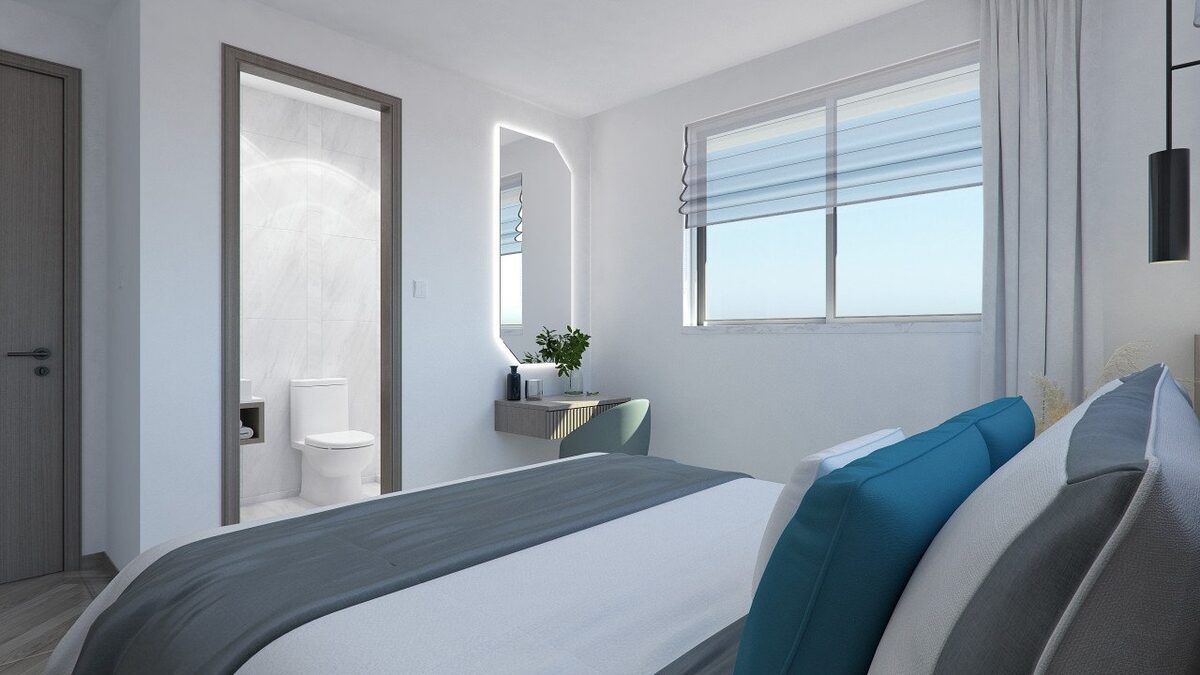 Apartament z 2 sypialniami, 85.00m² w makenzy, Cypr [ID: 0602-3963]
