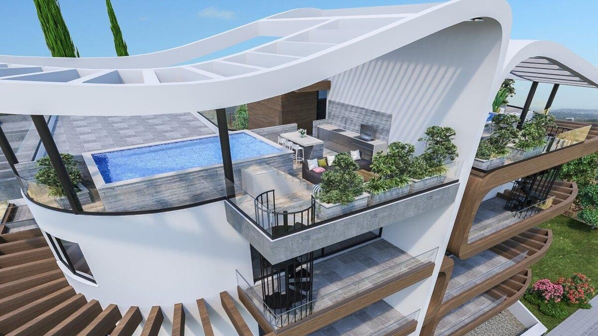 Apartment with 2 bedrooms, 90.00m² in panthea, Cyprus [ID: 0602-4121]
