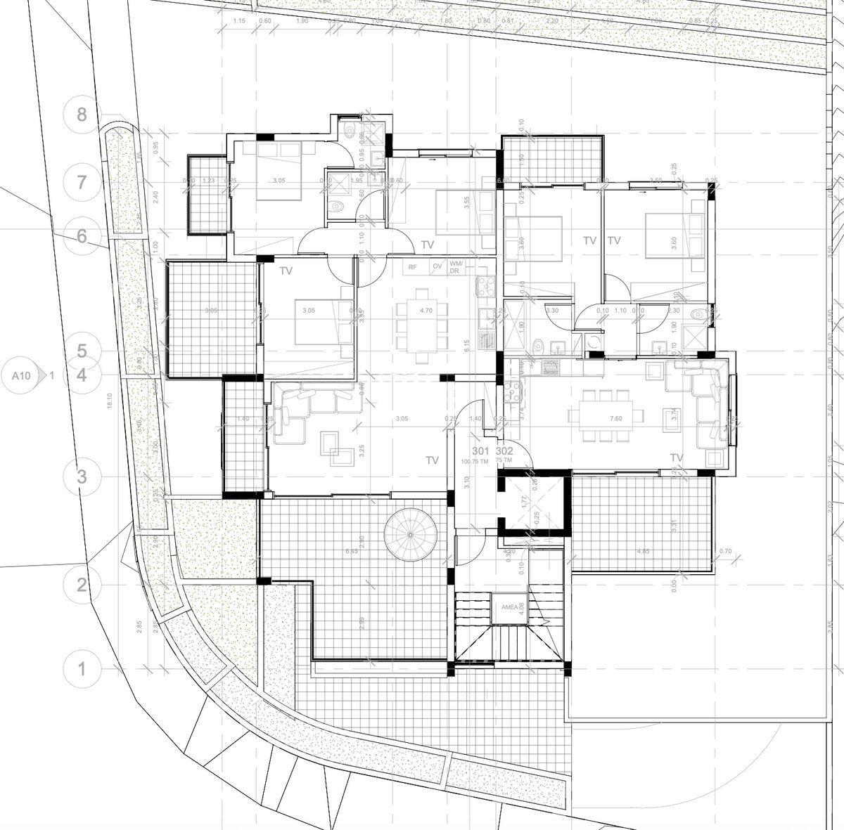 Penthouse with 3 bedrooms, 95.00m² in agia-fyla, Cyprus [ID: 0602-4422]