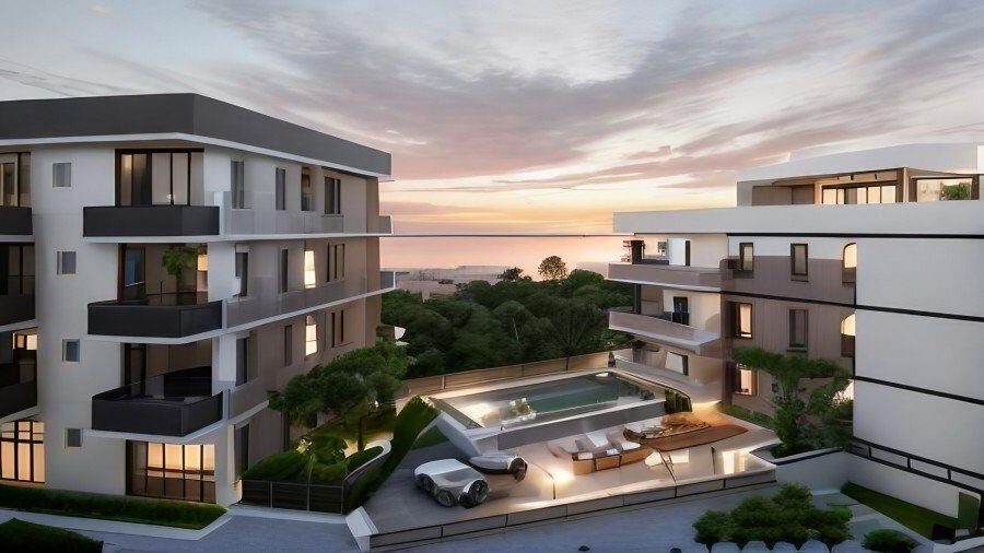 Apartament z 1 sypialnią, 50.00m² w moutallos, Cypr [ID: 0602-4559]