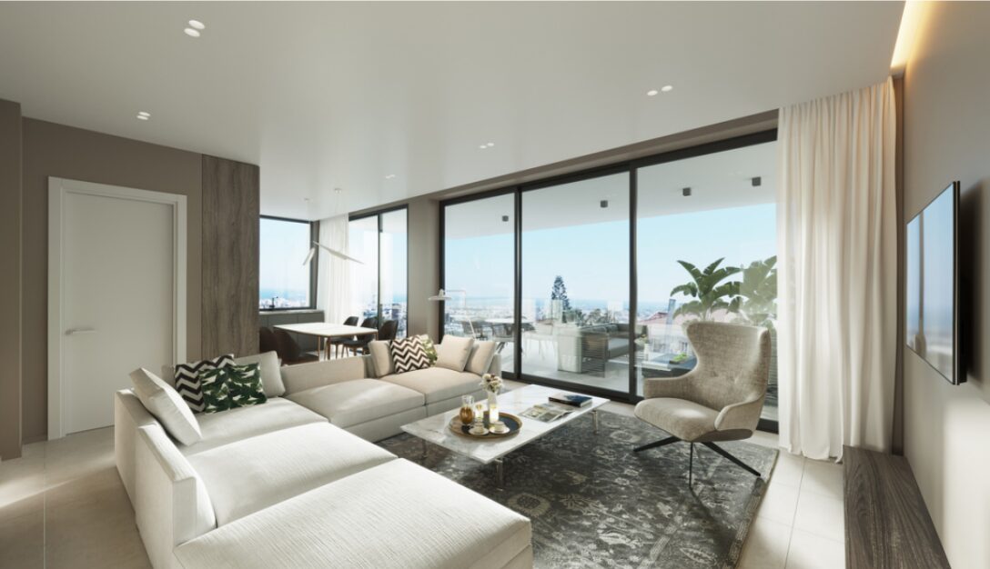 Квартира с 2 спальнями, 87.00м² в agios-athanasios, Кипр [ID: 0602-4684]