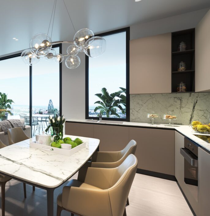Квартира с 2 спальнями, 87.00м² в agios-athanasios, Кипр [ID: 0602-4684]