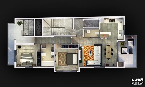 Apartament w zakaki, Cypr, 98.00m² - obraz 8