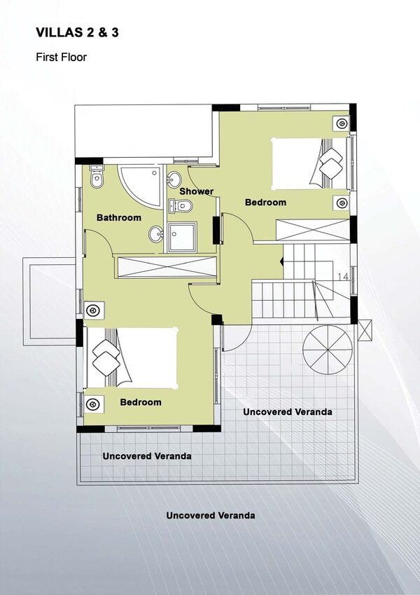 houses в polis-chrysochous, Кипр, 140.00м² - изображение 14