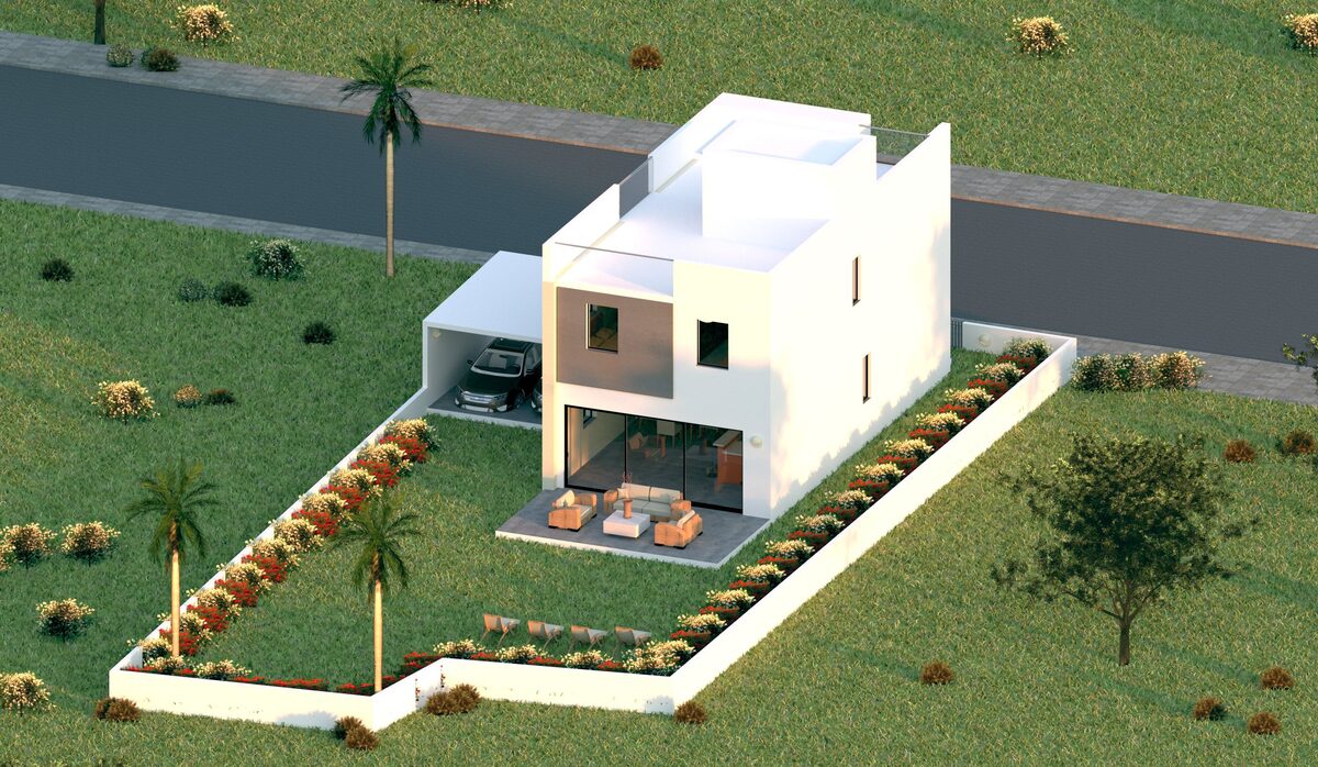 houses з 3 спальнями, 169.00м² в dromolaxia, Кіпр [ID: 0602-5641]