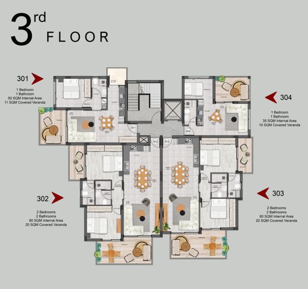 Студия в agios-athanasios, Кипр, 35.00м² - изображение 5