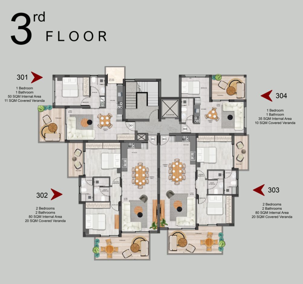 Квартира с 1 спальней, 35.00м² в agios-athanasios, Кипр [ID: 0602-6123]