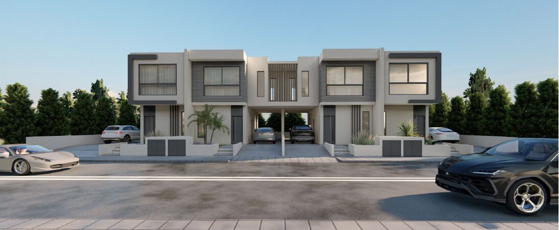 Dom szeregowy z 2 sypialniami, 89.00m² w livadia, Cypr [ID: 0602-6327]