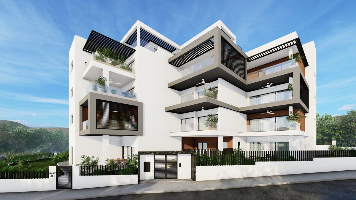 Penthouse with 3 bedrooms, 120.00m² in germasogeia, Cyprus [ID: 0602-6686]