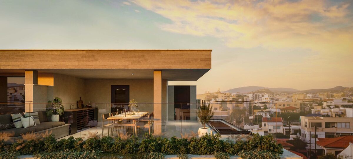 Пентхаус з 3 спальнями, 107.00м² в agios-nicolaos, Кіпр [ID: 0602-6868]