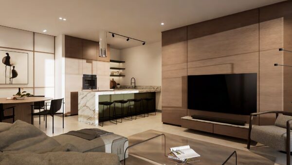 Apartament w agia-fyla, Cypr, 80.00m² - obraz 2
