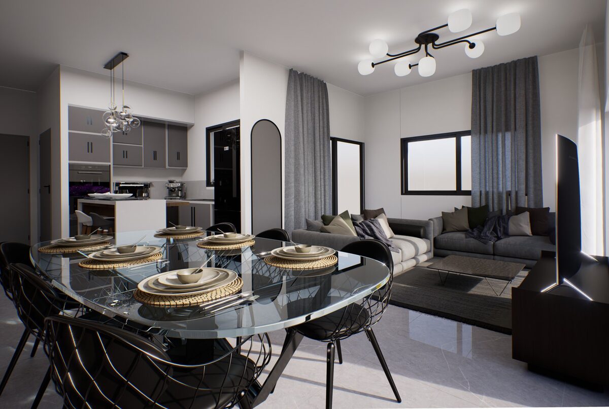 Apartment with 3 bedrooms, 98.00m² in agios-athanasios, Cyprus [ID: 0602-6977]