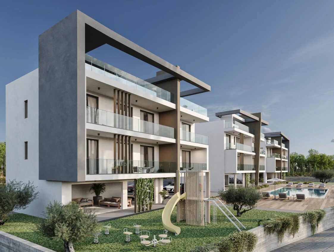 Apartament z 2 sypialniami, 75.00m² w geroskipou, Cypr [ID: 0602-7426]