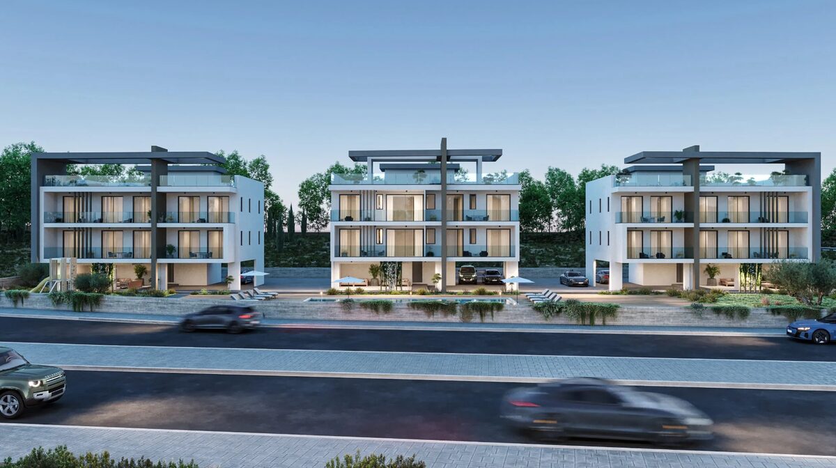 Apartament z 2 sypialniami, 75.00m² w geroskipou, Cypr [ID: 0602-7426]