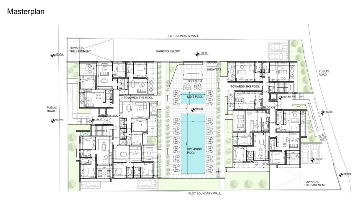 Studio with 1 bedroom, 35.00m² in chlorakas, Cyprus [ID: 0602-7694]