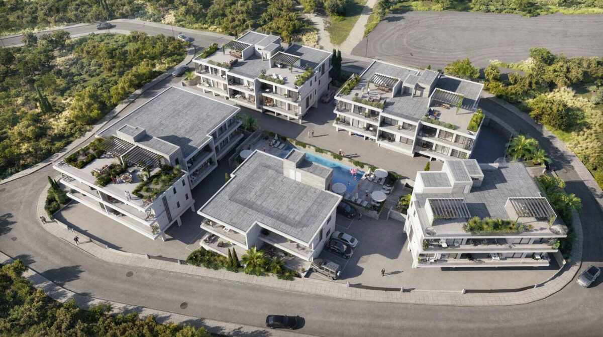 Penthouse with 2 bedrooms, 104.00m² in geroskipou, Cyprus [ID: 0602-7770]