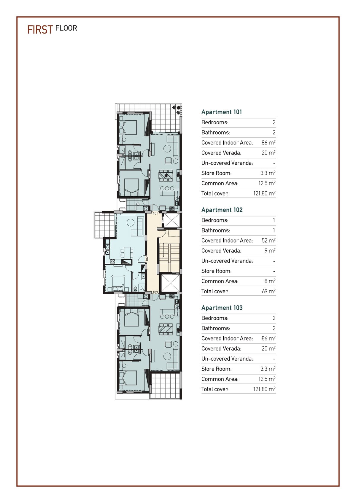 Квартира с 2 спальнями, 86.00м² в agios-ioannis, Кипр [ID: 0602-7981]