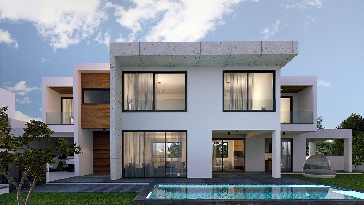 houses z 3 sypialniami, 325.00m² w agios-athanasios, Cypr [ID: 0602-8001]