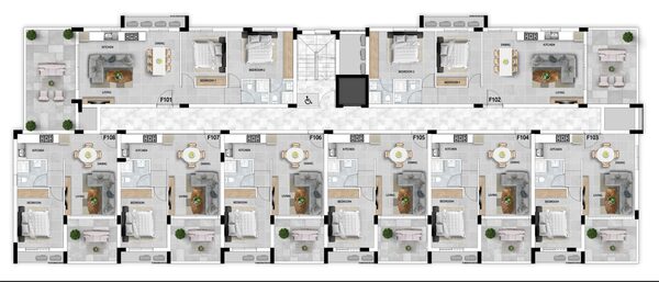 Apartament w oroklini, Cypr, 50.00m² - obraz 11