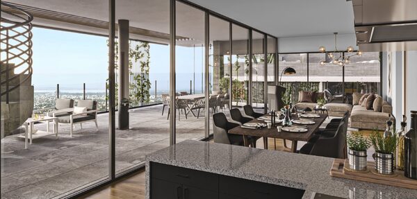 Penthouse w agia-fyla, Cypr, 126.00m² - obraz 5