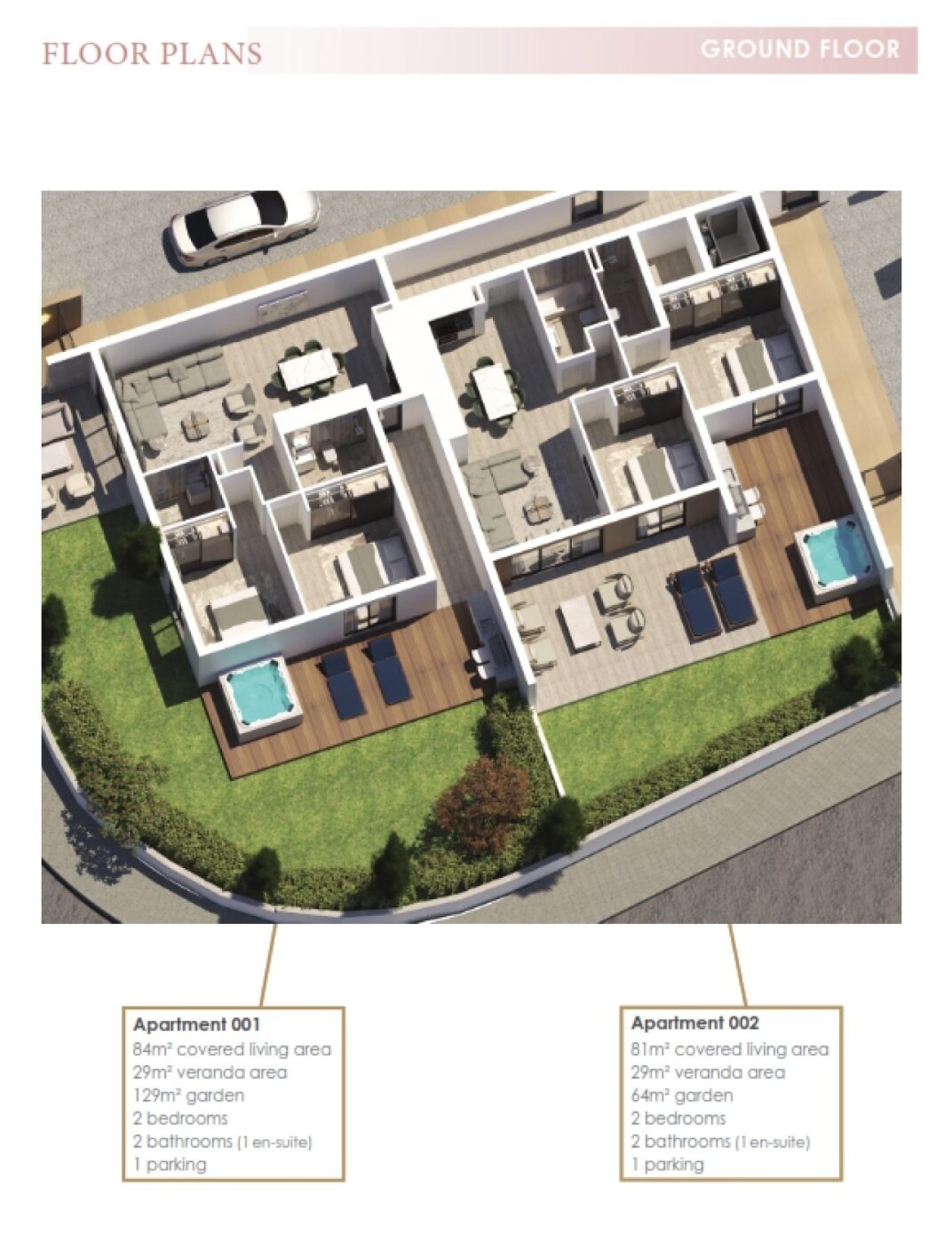 Квартира з 2 спальнями, 81.00м² в aradippou, Кіпр [ID: 0602-231826]