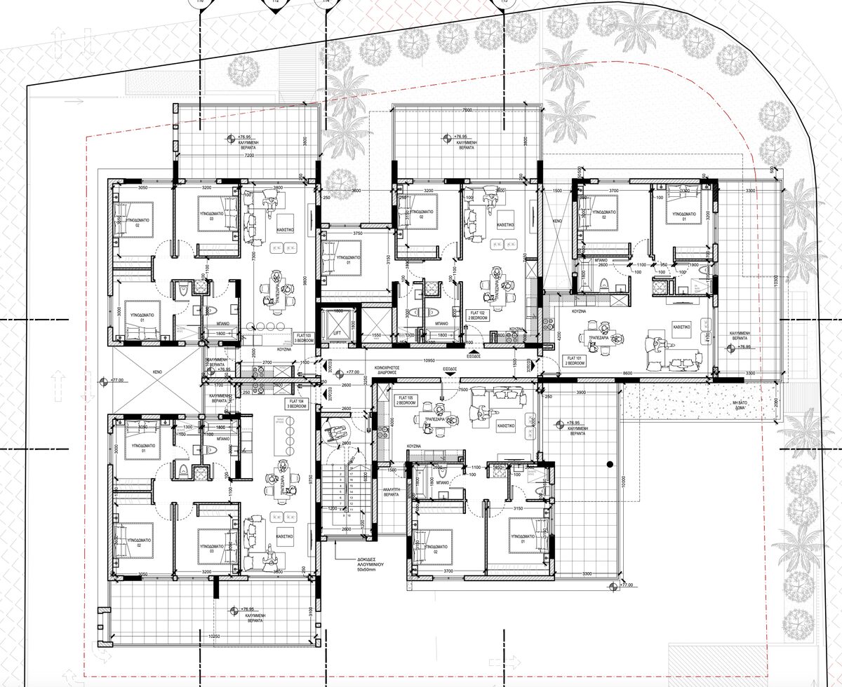 Квартира з 2 спальнями, 81.00м² в aradippou, Кіпр [ID: 0602-231826]