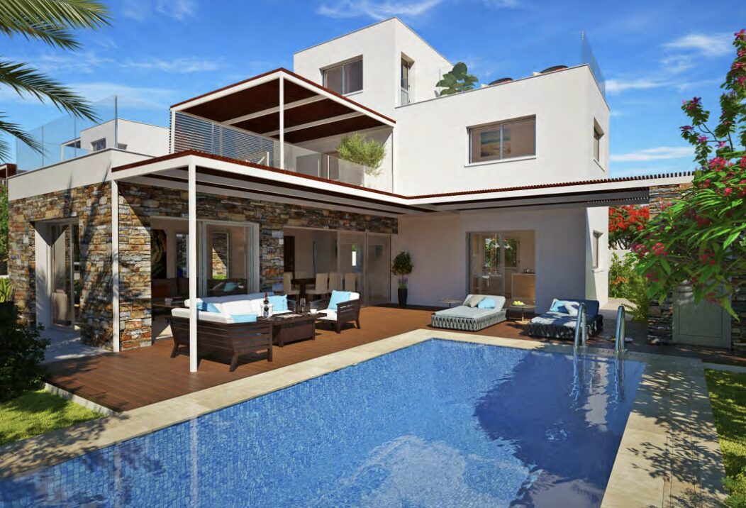 houses z 3 sypialniami w geroskipou, Cypr [ID: 0602-231843]