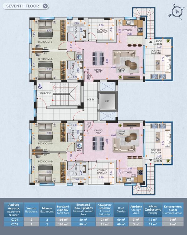 Пентхаус в livadia, Кіпр, 80.00м² - зображення 6