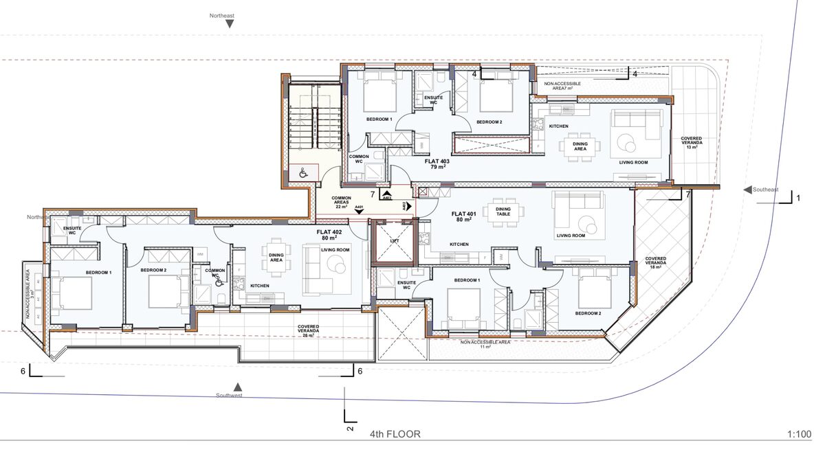 Квартира з 2 спальнями, 78.00м² в livadia, Кіпр [ID: 0602-232243]
