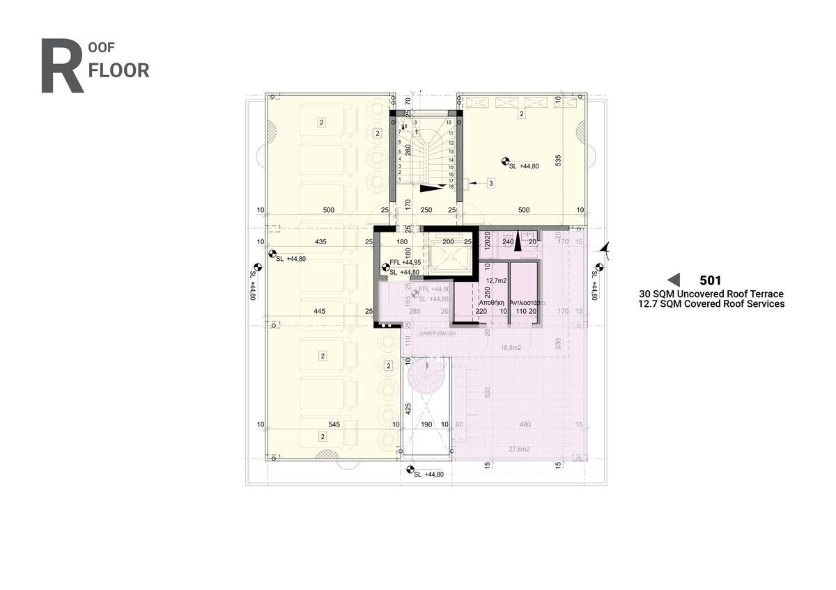 Пентхаус з 3 спальнями, 124.00м² в makenzy, Кіпр [ID: 0602-232271]