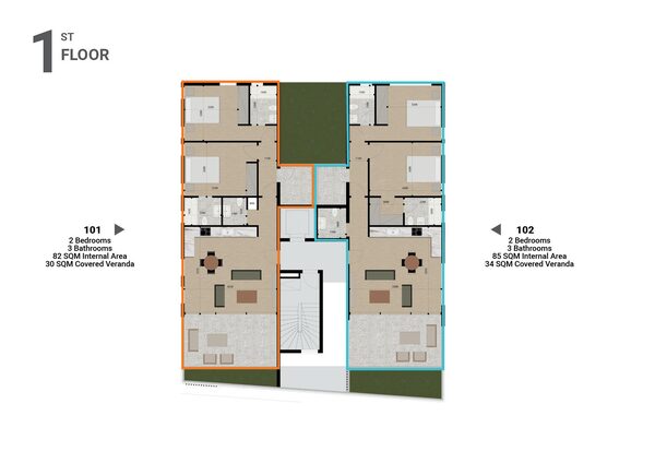 Apartment in aglantzia, Cyprus, 85.00m² - image 9