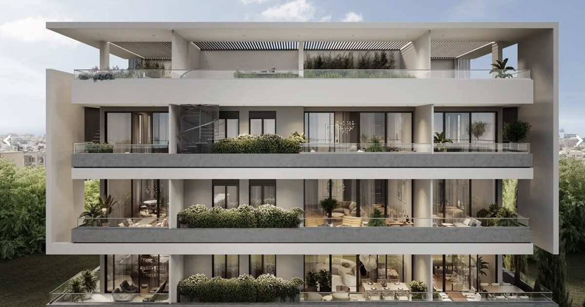 Пентхаус з 2 спальнями, 85.00м² в agios-athanasios, Кіпр [ID: 0602-232496]