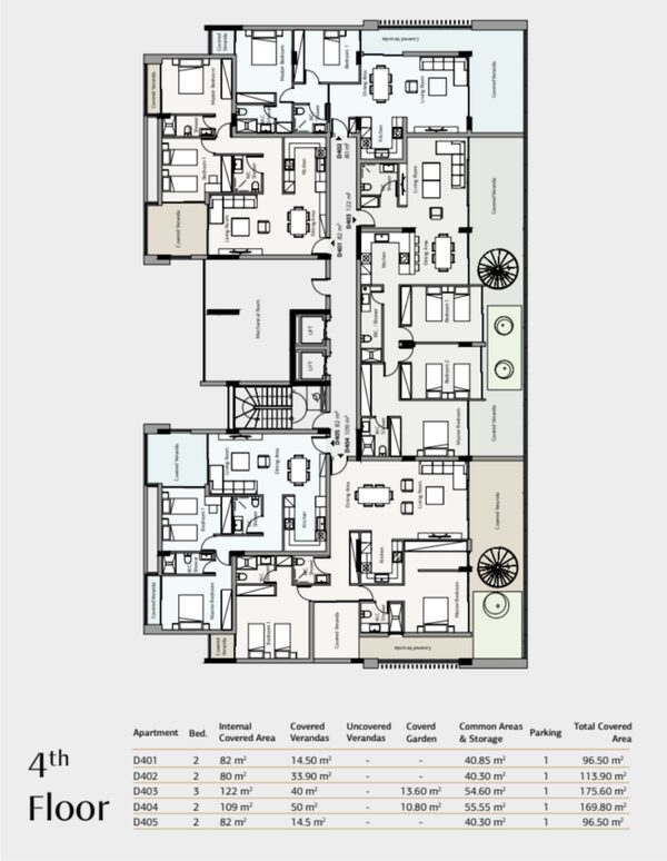 Пентхаус в germasogeia, Кіпр, 109.00м² - зображення 9