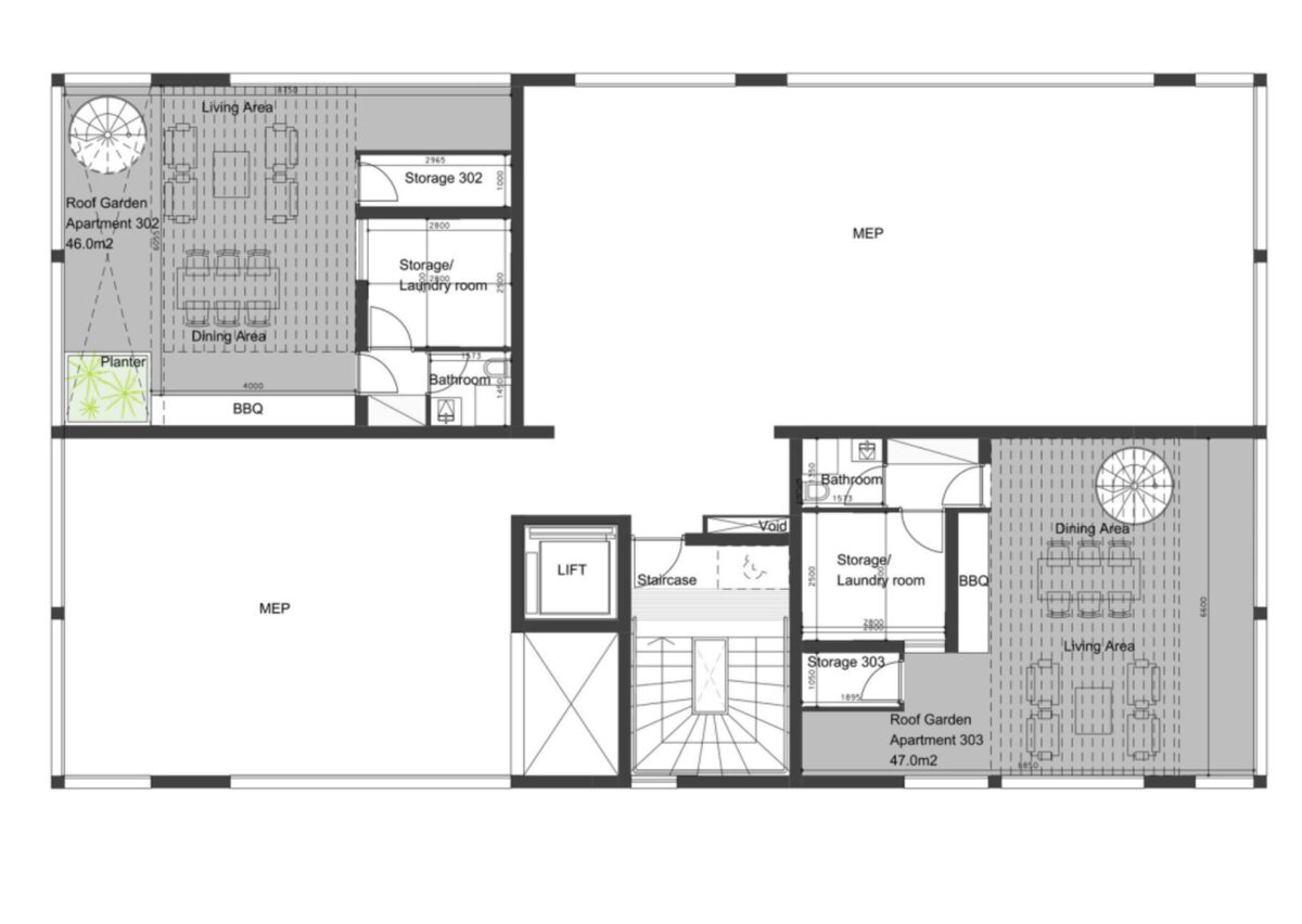 Пентхаус с 3 спальнями, 96.00м² в agios-nicolaos, Кипр [ID: 0602-232666]