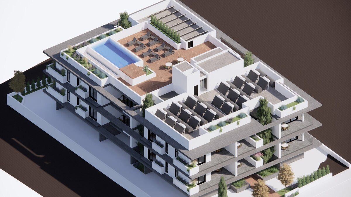 Apartament z 1 sypialnią, 50.00m² w kato-paphos, Cypr [ID: 0602-232687]