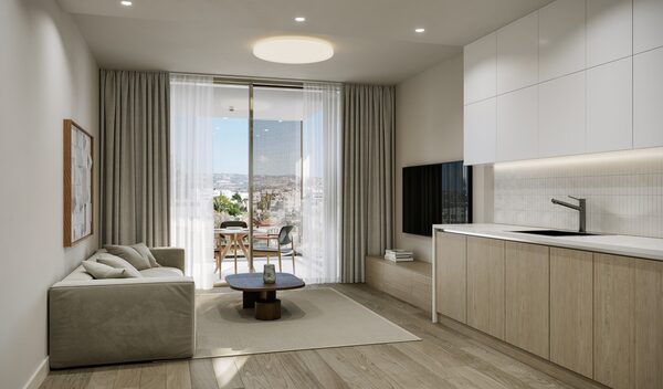 Apartament w agios-theodoros, Cypr, 50.00m² - obraz 3