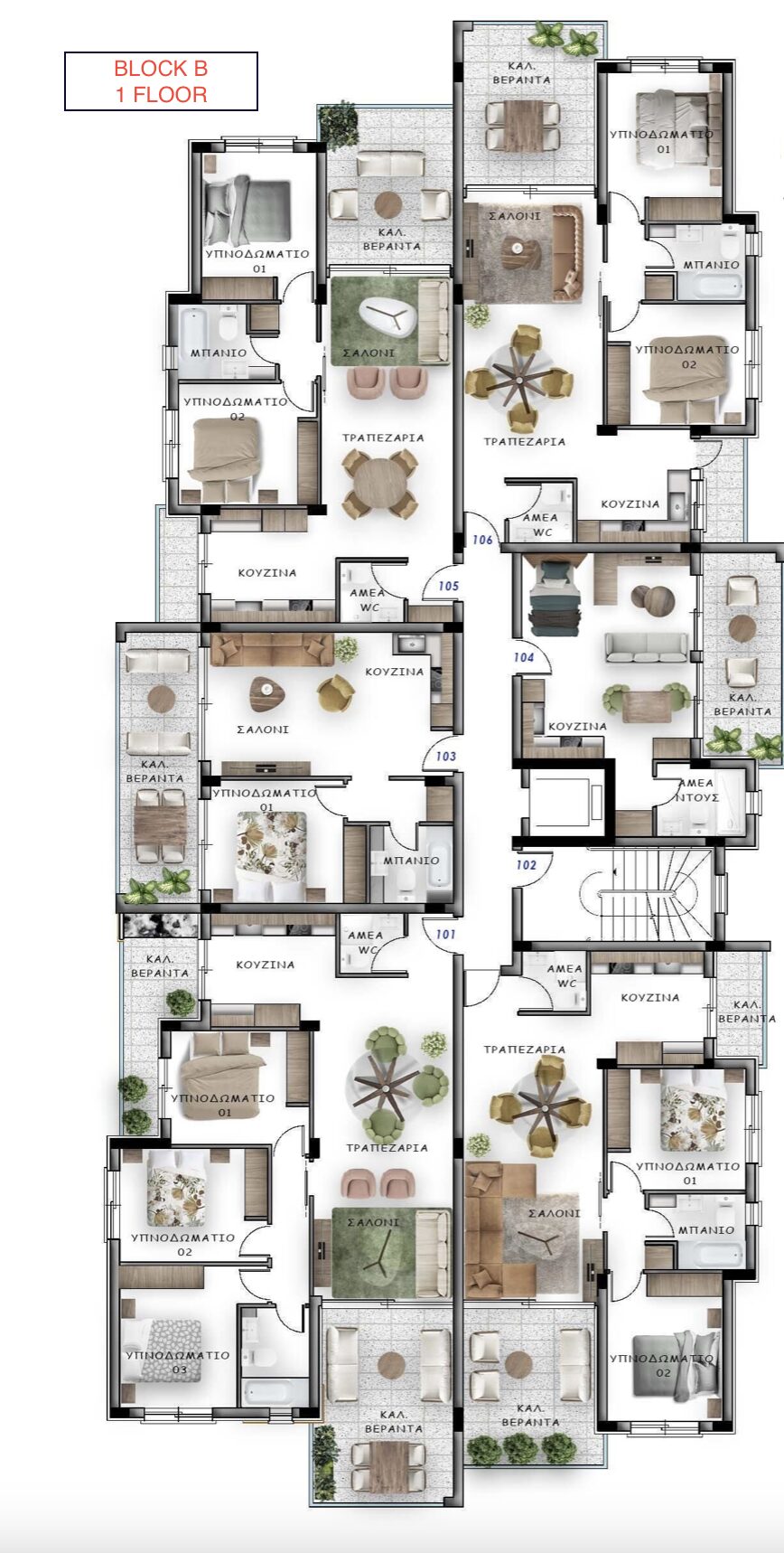 Квартира с 2 спальнями, 82.00м² в polemidia-kato, Кипр [ID: 0602-232724]