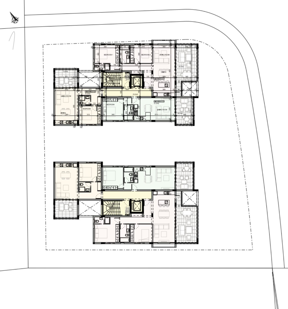 Квартира з 1 спальнею, 51.60м² в livadia, Кіпр [ID: 0602-232796]