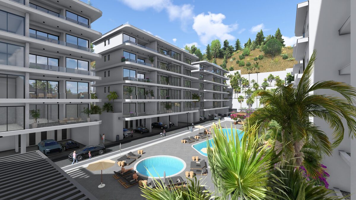 Apartment with 2 bedrooms, 77.00m² in agios-athanasios, Cyprus [ID: 0602-232814]