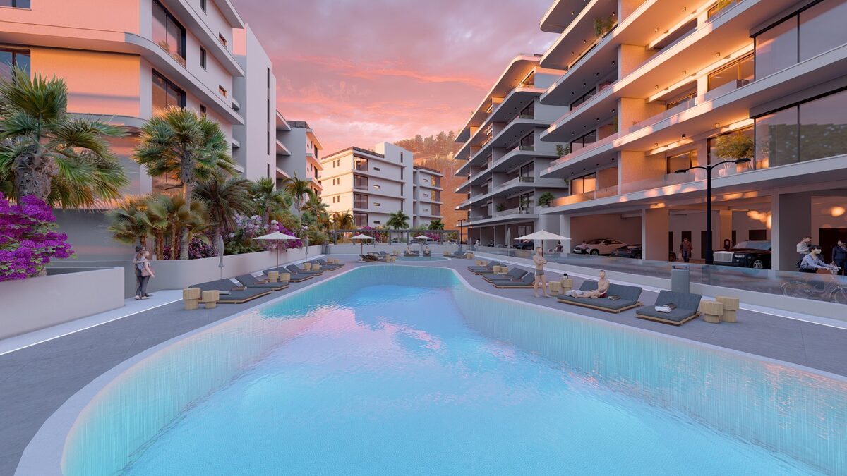 Apartment with 2 bedrooms, 77.00m² in agios-athanasios, Cyprus [ID: 0602-232814]