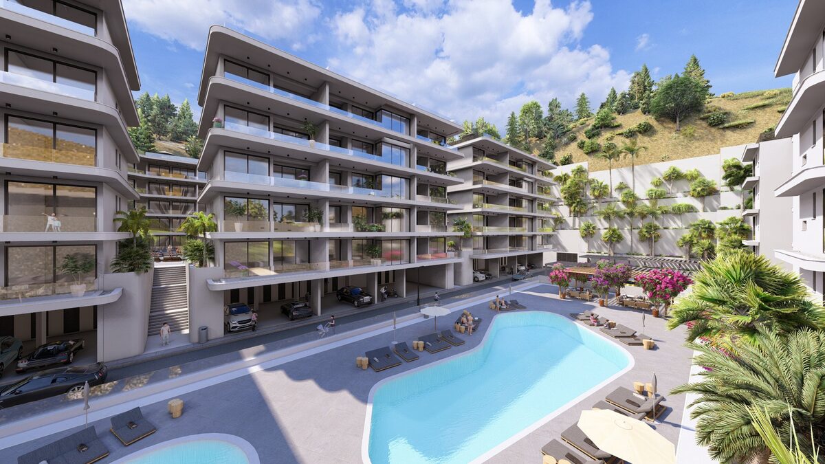 Apartment with 2 bedrooms, 77.00m² in agios-athanasios, Cyprus [ID: 0602-232814]